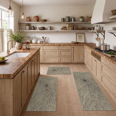 Tapis de cuisine antidérapants Radial Lines