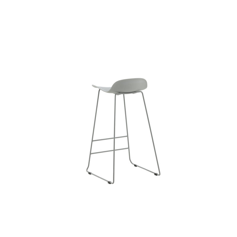 Haven Counter Stool with Solid Wood Frame, Brown