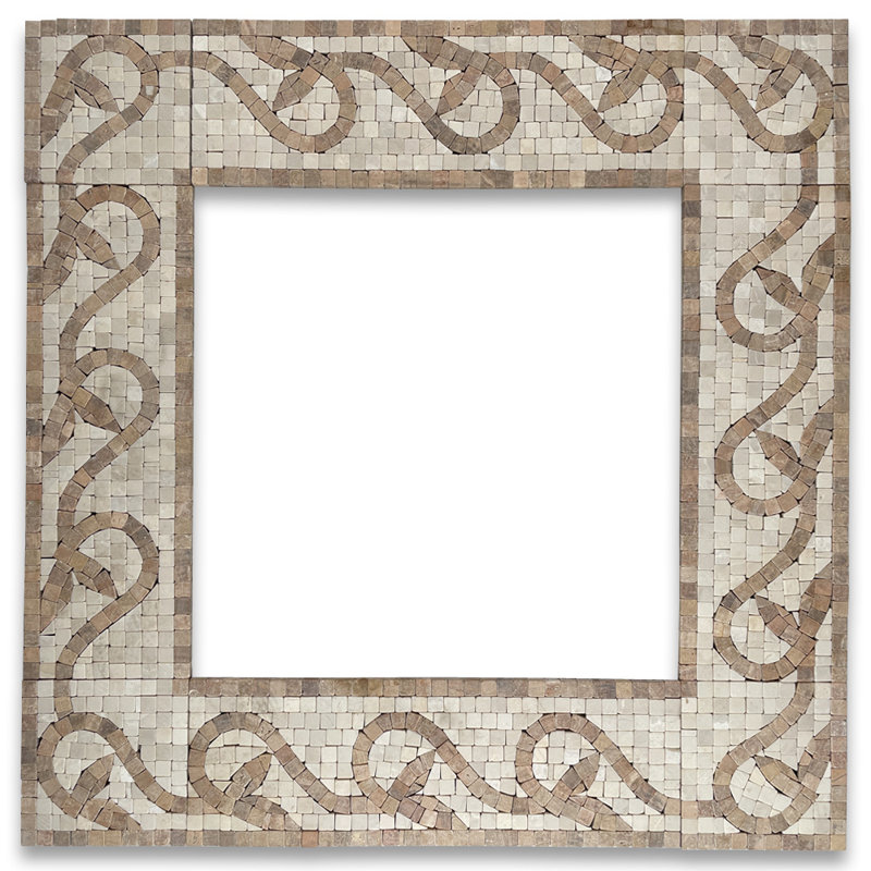 4 in. x 12 in. Marble Tile