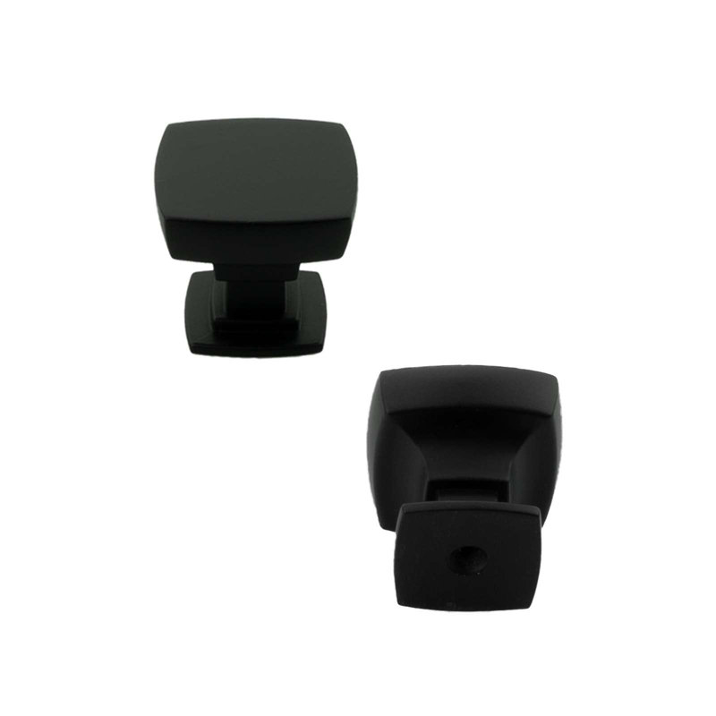 Modket 1 1/8" Solid Square Knob, Brushed Champagne Bronze, 1