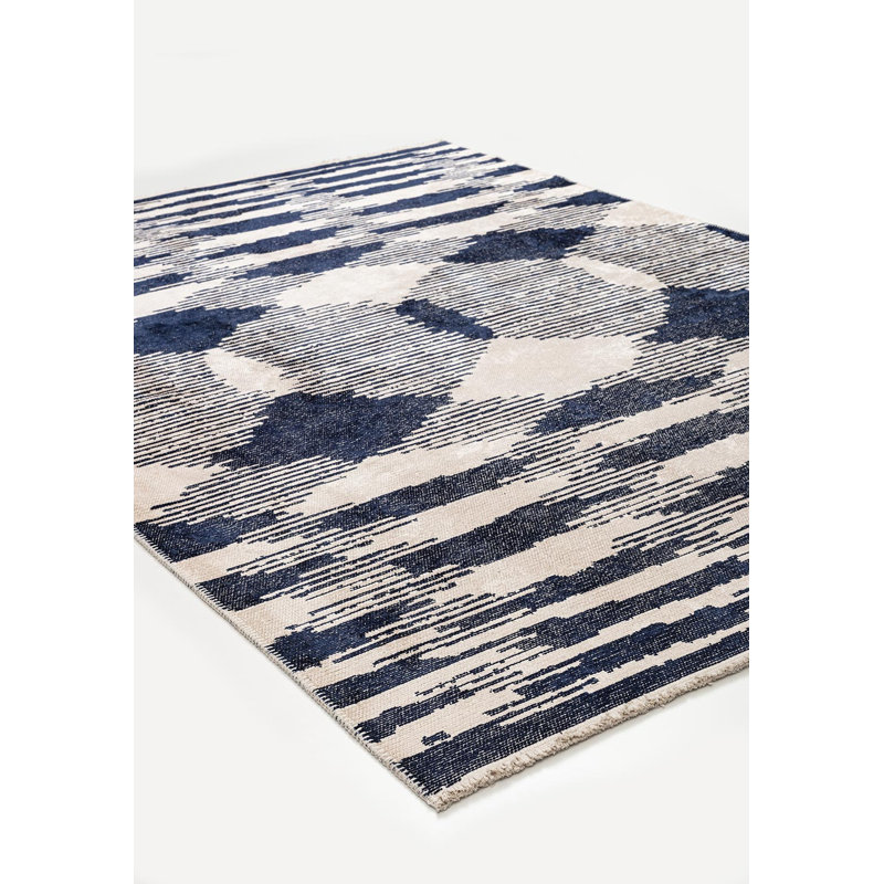 Abstract Geometric Contemporary Area Rug, Rectangle 9'10" x 14'