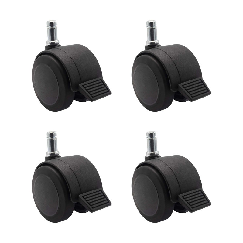 Tige d'anneau de frottement noir à 2 ou 3/8 po de diamètre avec capuchon souple 7/16 x 7/8