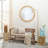 Fletch Rattan Round Mirror