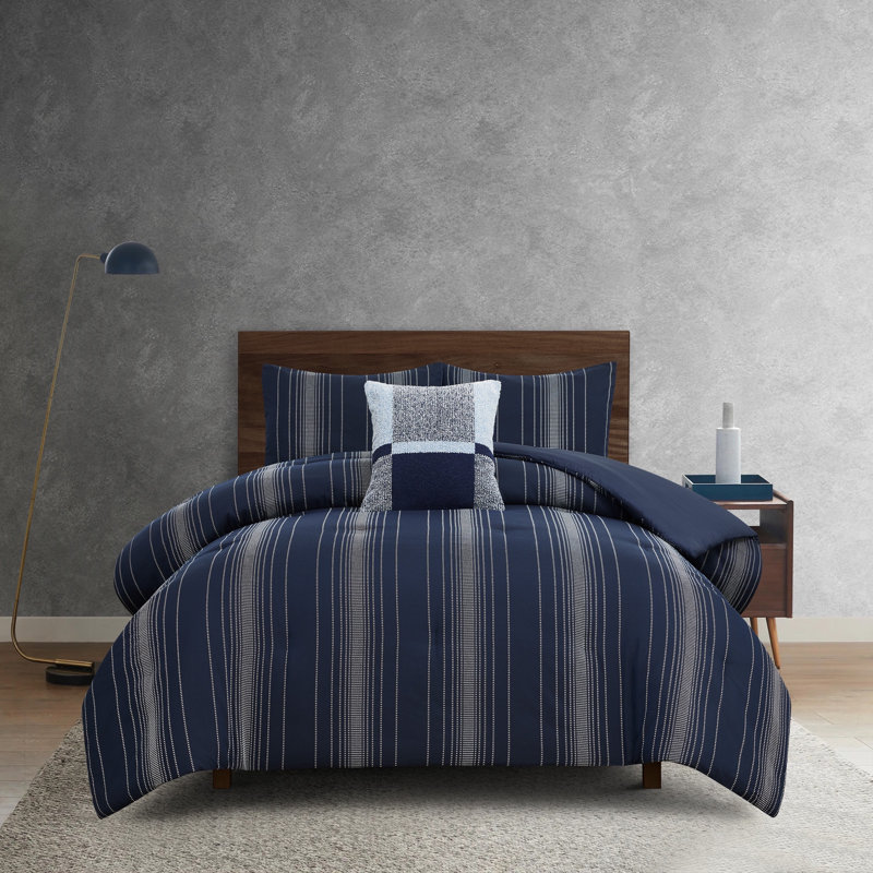 Harper 3pc Comforter Set - King, King Comforter + 2 King Shams