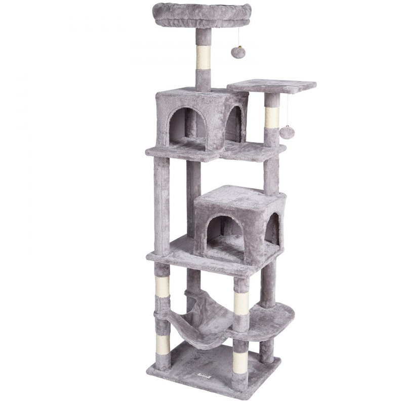 Arbre à chat avec tour à chat en sisal 63 po