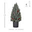 Arbre de Noël artificiel miniature non illuminé