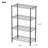 4 Tier Adjustable Wire Shelving Unit