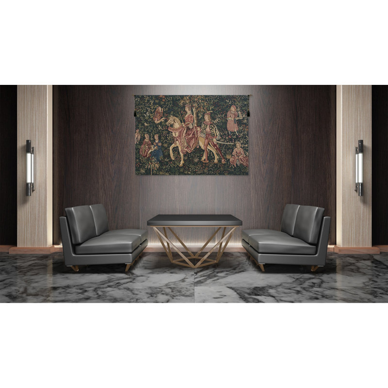 Loom Woven Cotton Blend Wall Hanging, 33" H x 50" W
