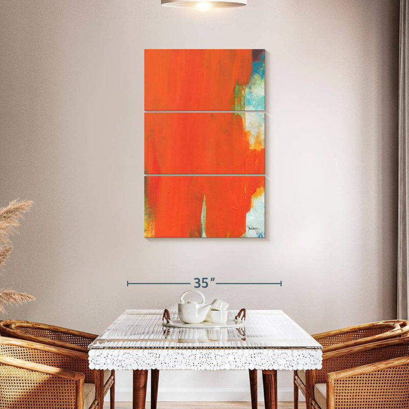Avery Orange Tide, 45" H x 28" W