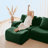 Soft Teddy Fabric Boneless Sofa-1016404551