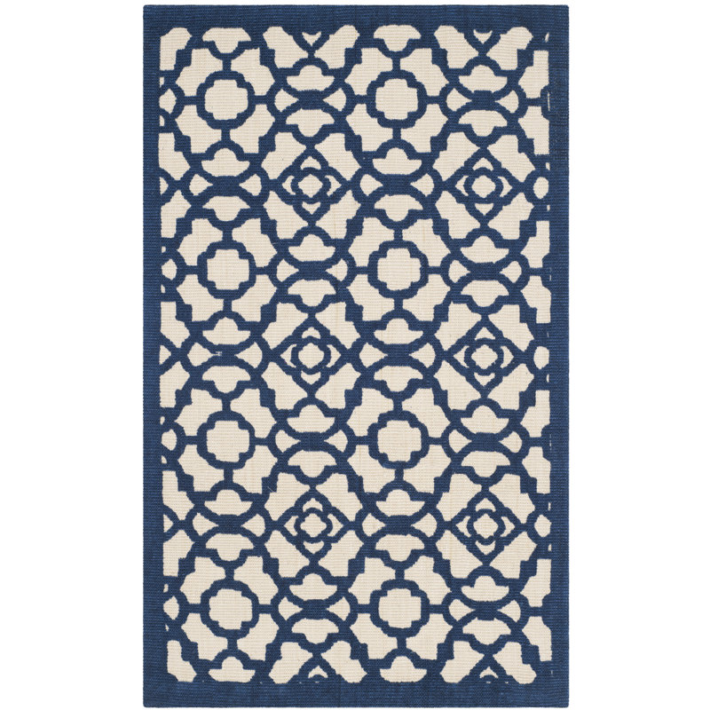 Cedar Brook Cedar Brook Hand Loomed Jute Ikat Rug, Rectangle 5' x 8'