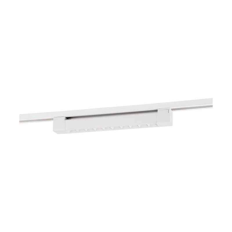 270 Degrees LED Beam Angle Track Head, White, 1.5" H x 1.5" W x 13.5" D