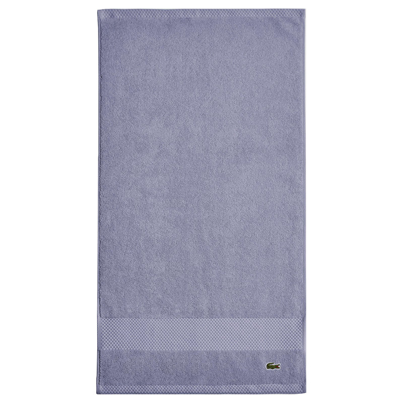 Débarbouillette en coton Lacost Heritage 16 x 30, 100% coton Supima, antimicrobien Micro-Fresh®, Denim clair