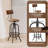 Kameesha Pine Solid Wood Top Four Leg Dining Set-868730844