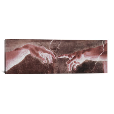 " The Creation Of Adam VI Panoramic " by Michelangelo