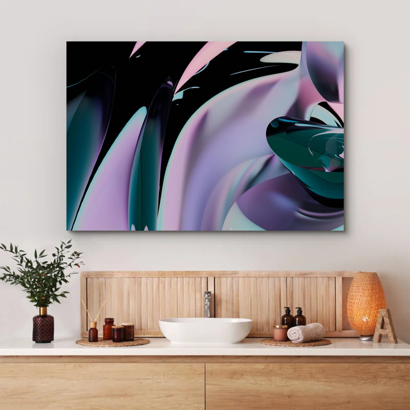 Abstract Flow, 8" H x 12" W