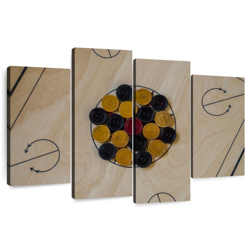 Senne Carrom Board Game, 27" H x 43" W