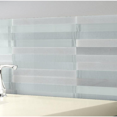 Illumina S&Gb Flare 12 in. x 12 in. Glossy Glass Wall Tile (10.56 sq. ft./Case)