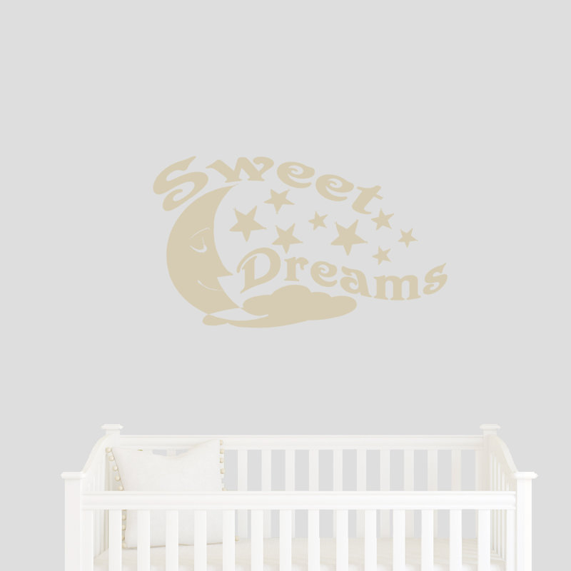 Décalcomanie murale rêves doux, Beige clair
