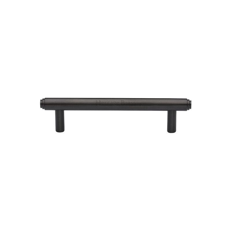 Heritage Brass Heritage Cabinet Pull Stepped Design, Matt Bronze, 9.6cm H x 11cm W x 12.8cm D
