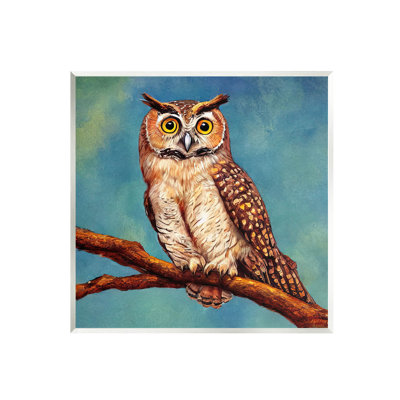" Detailed Owl Painting Nature " by Alpenglow Workshop