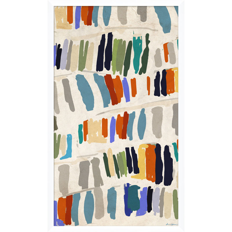 Bibliothèque encadrée par Dana Gibson - Reproduction d'art sur papier encadrée