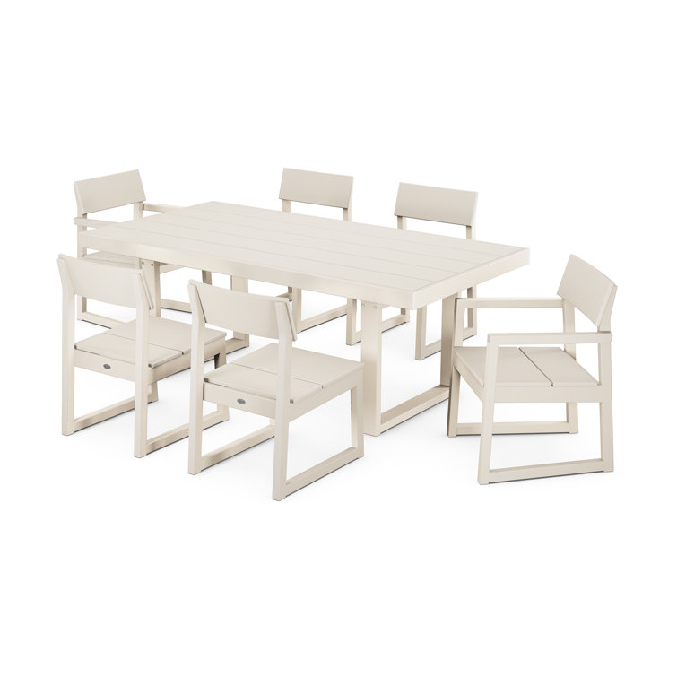 Edge Rectangular 6-Person 78'' Long Dining Set