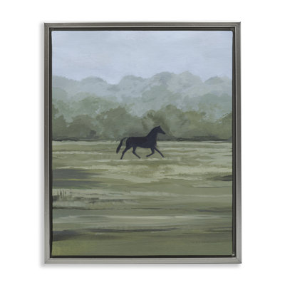«Rider's Shadow Horse», art mural encadré par Floater