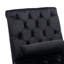 Chaise longue rembourrée en velours sans accoudoirs avec coussin lombaire et garniture cloutée de 29 po Danuta-1783718847