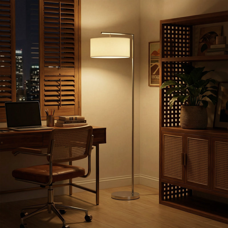 153cm Powder Coated Traditional Floor Lamp