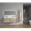 Ensemble de meuble-lavabo double mural 59 po Seavy-1833138596