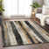 Machine Washable Indoor/Outdoor Xhevrie Taupe Rug