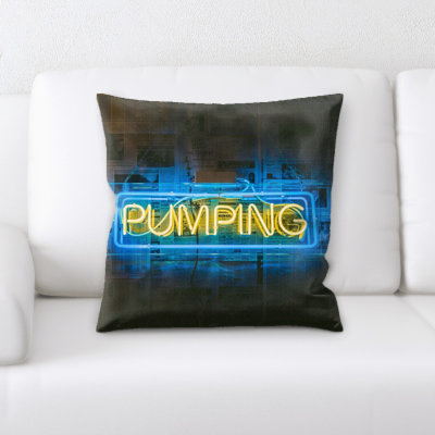 Microsuede Reversible Throw Pillow