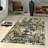 Premium Hall Carpet, 3.3 x 6.6 Feet, 100% Polyester, 0.3 in Pile Height | Antibacterial, Non-Slip Underside, Machine Washable | Elegant 3D Digital Print Design, Perfect for Entryways & Living Rooms-1208782190