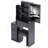 Compact 29.2-Inch Vanity Table Set With Cushioned Stool And Sliding Mirror, Multi-Layer Storage For Small Spaces-505245136