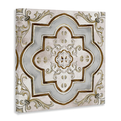  Traditional Symmetrical Tile Canvas Wall Art by Eli Jones