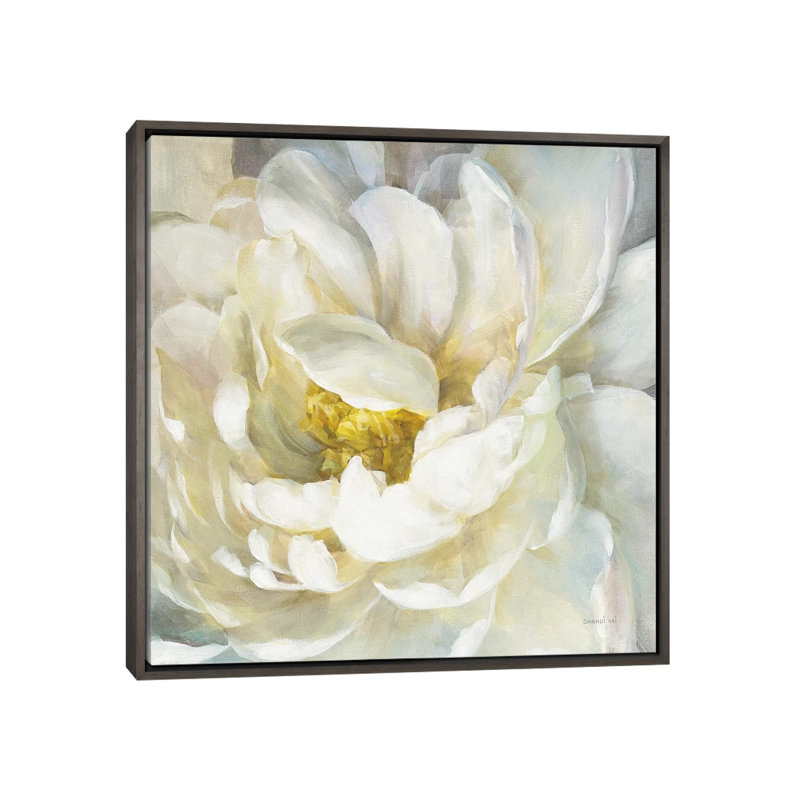 "Summer Joy II" par Danhui nai, reproduction d’art, H 18 po x l 18 po x 1,5 po, Toile encadrée de bois rustique foncé