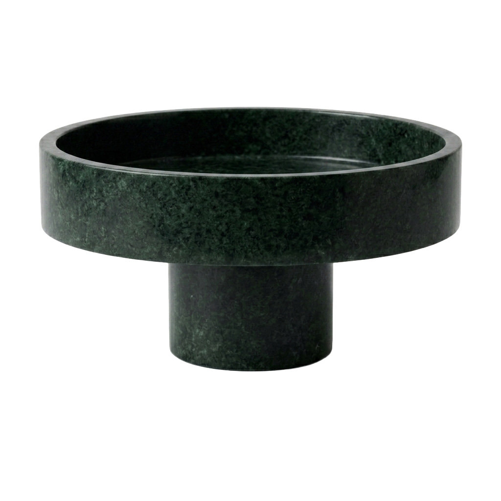 Genuine Marble Decorative Dish, Green