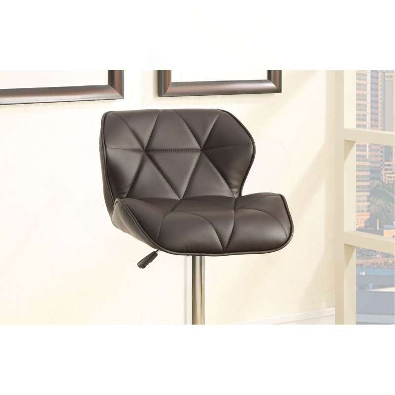 Ensemble de 2 chaises à hauteur de comptoir en similicuir pour cuisine moderne
