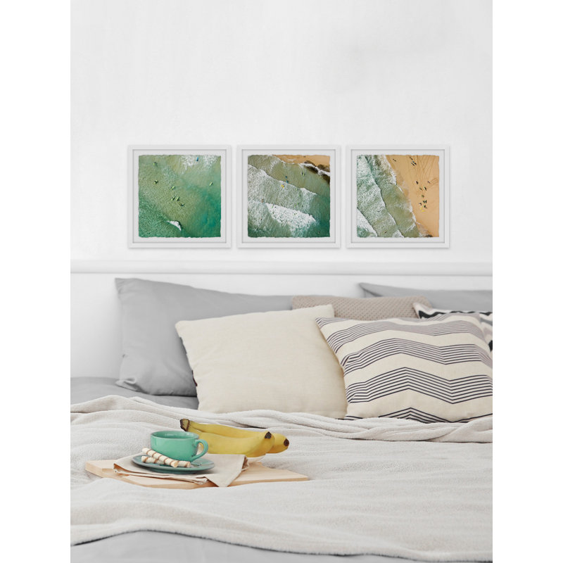 « ondulations ii triptyque », ensemble de 3 reproductions de photos encadrées, H 32 po x l 32 po x P 1,5 po