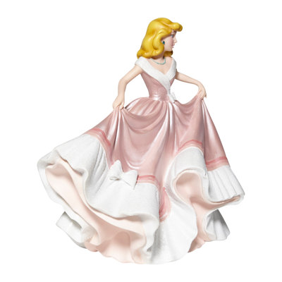 Disney Showcase Couture de Force Cinderella in Pink Gown Figurine 7.87 Inch