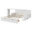 Lit de jour avec bureau amovible, tiroirs de rangement et table d'appoint hydraulique-1490872138-1490872139