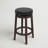 Maya Swivel Upholstered Stool with Solid Wood Frame-853509555-827600392