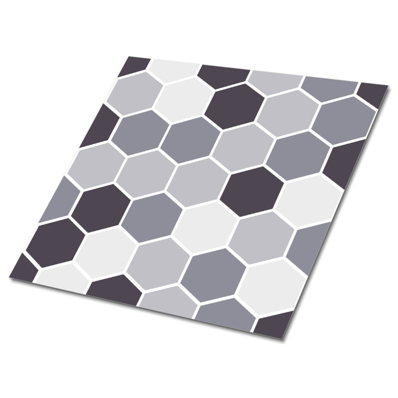 Ishana 30cm W x 30cm L Vinyl Peel and Stick Field Tile