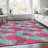 Premium Machine Washable Prisco Pink Rug-135076334