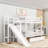 Twin Over Twin Bunk Bed With Slide And Storage Staircase-675417311