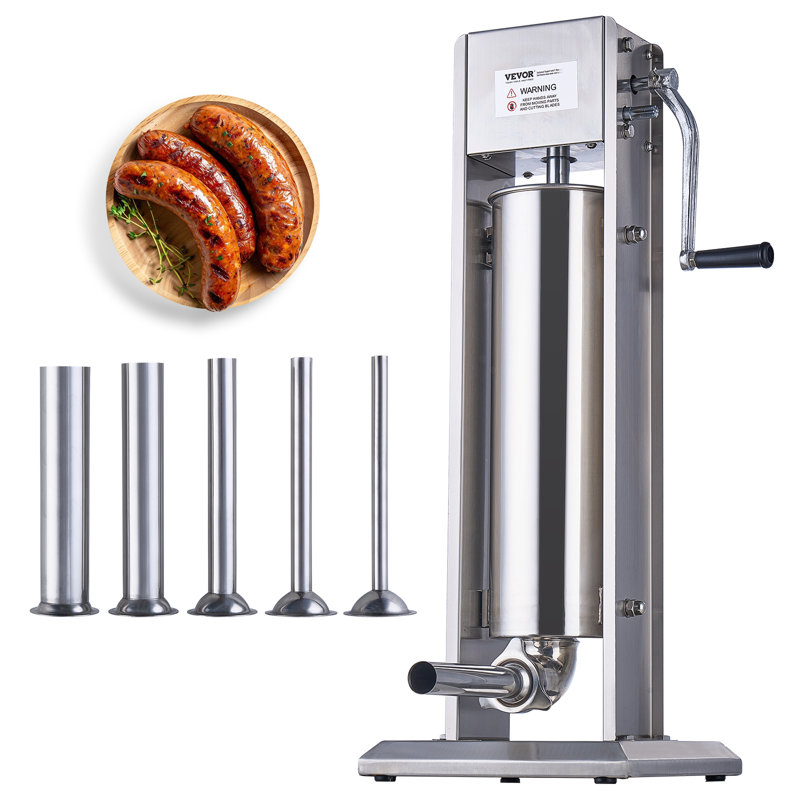 VEVOR Stainless Steel Non-Electrical Sausage Stuffer
