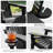 Upgraded Folding All-Weather HDPE Adirondack Chair With Dual Cup Holders And Phone Slot, 37.8 In. Extra High Back & Reinforced Seat 4Pcs-1466664947