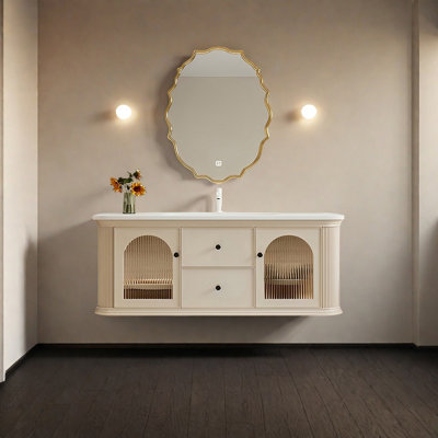 Armoire de salle de bain à plaque française de style français