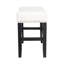Tabouret de comptoir 26 po en cuir ivoire sans dossier (ensemble de 2)-312374165